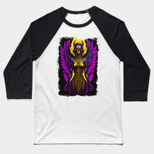 Dark Angel Demon Baseball T-Shirt